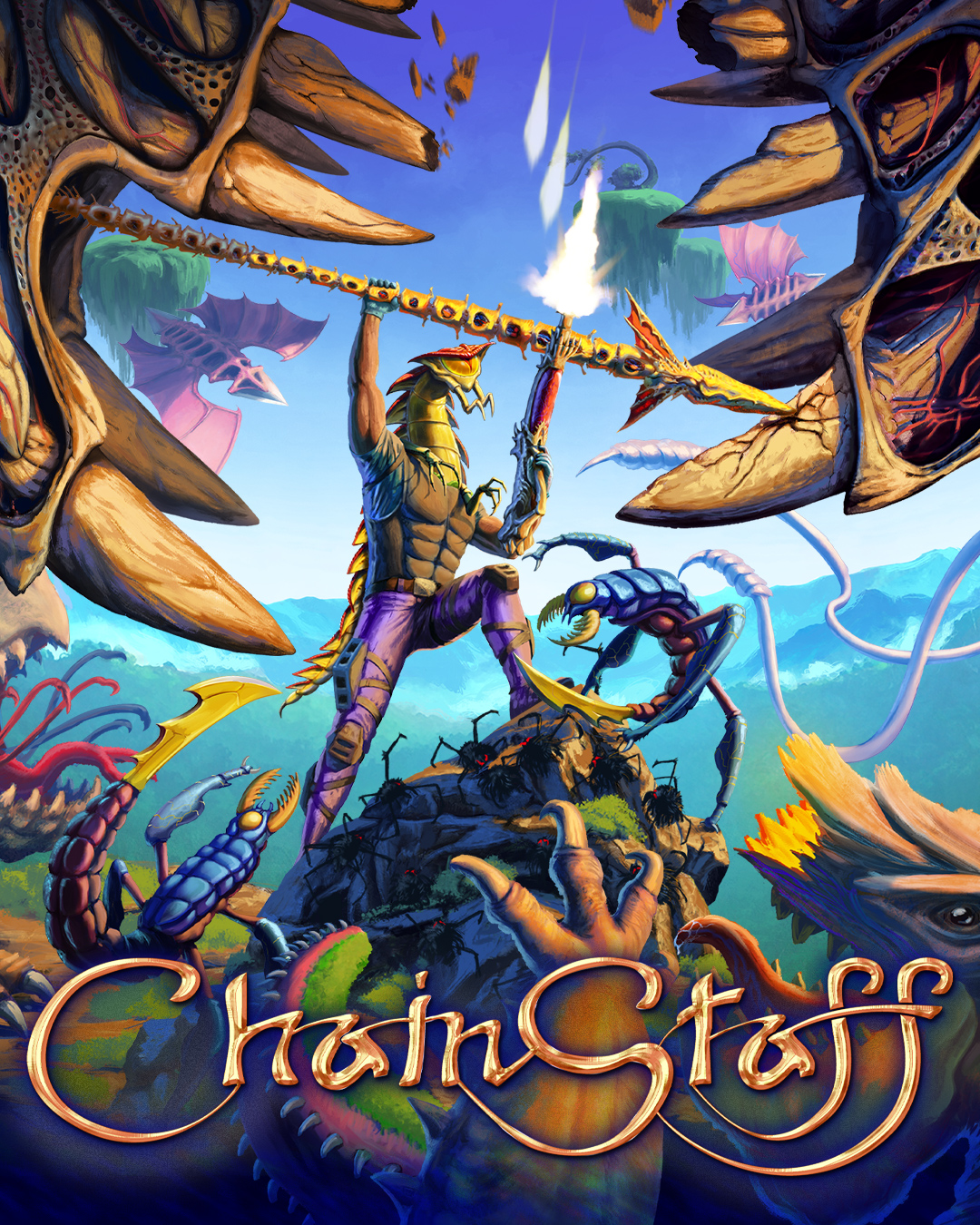 A molecule of water with a description of the chemical makeup and a stylized image of the molecule. 